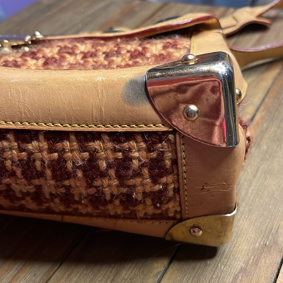 Louis Vuitton Vintage Limited Edition Rabat Bag in Coated Vinyl, Tweed & Leather - Picture 4 of 15